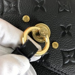 Replica Louis Vuitton Black Embossed Monogram Blanche BB