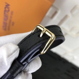 Replica Louis Vuitton Black Embossed Monogram Blanche BB
