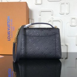 Replica Louis Vuitton Black Embossed Monogram Blanche BB