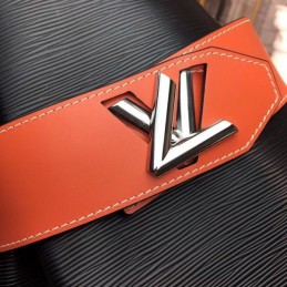 Replica Louis Vuitton Black Orange Flap Noe
