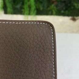 Replica Hermes Gray Dogon Wallet