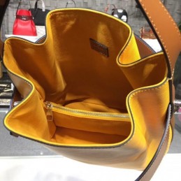 Replica Louis Vuitton Yellow Brown Flap Noe