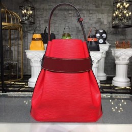 Replica Louis Vuitton Red Black Flap Noe