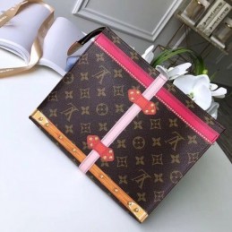 Replica Louis Vuitton Brown Monogram Multicolor Trunk Toiletry Pouch 26