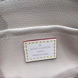 Replica Louis Vuitton Brown Monogram Pink Trim Cosmetic Pouch
