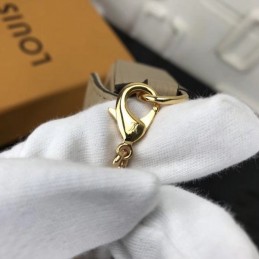 Replica Louis Vuitton Beige Textured Chain Felicie Pochette