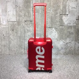 Replica Louis Vuitton Red Supreme Rimowa 45L Luggage