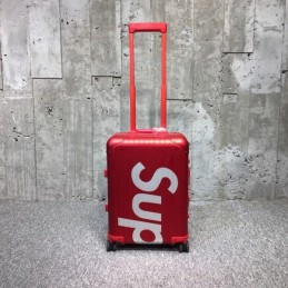 Replica Louis Vuitton Red Supreme Rimowa 45L Luggage