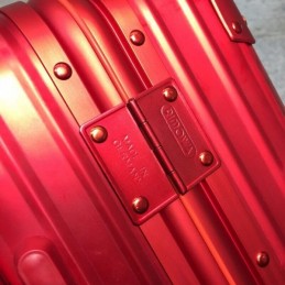 Replica Louis Vuitton Red Supreme Rimowa 45L Luggage