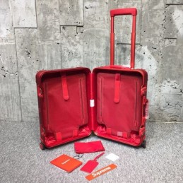 Replica Louis Vuitton Red Supreme Rimowa 45L Luggage