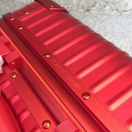 Replica Louis Vuitton Red Supreme Rimowa 45L Luggage