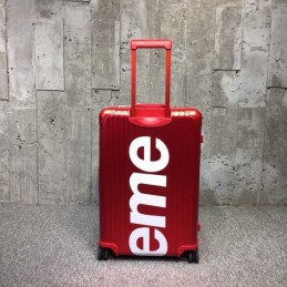 Replica Louis Vuitton Red Supreme Rimowa 82L Luggage