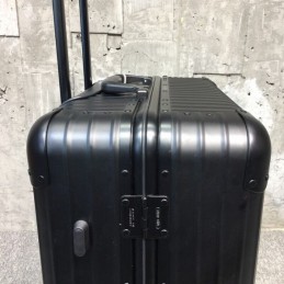 Replica Louis Vuitton Black Supreme Rimowa 82L Luggage
