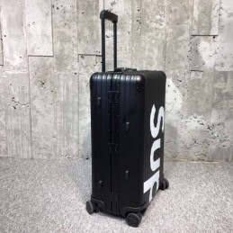 Replica Louis Vuitton Black Supreme Rimowa 82L Luggage