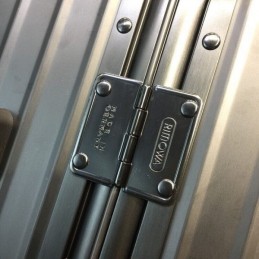 Replica Louis Vuitton Black Supreme Rimowa 82L Luggage