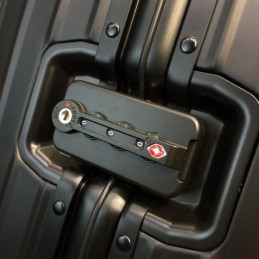 Replica Louis Vuitton Black Supreme Rimowa 82L Luggage