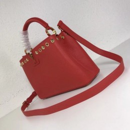 Replica Louis Vuitton Red Studded Capucines BB