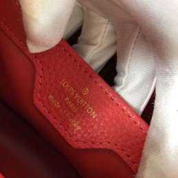 Replica Louis Vuitton Red Studded Capucines BB