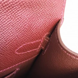 Replica Hermes Burgundy Kelly Pochette Palladium Hardware Bag