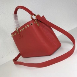 Replica Louis Vuitton Red Studded Capucines PM