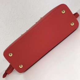 Replica Louis Vuitton Red Studded Capucines PM