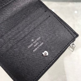 Replica Louis Vuitton Black Epi Leather Multiple Wallet