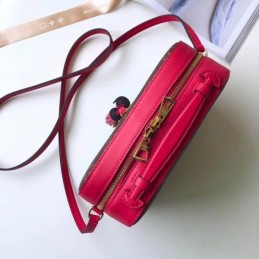 Replica Louis Vuitton Brown Monogram Fuchsia Trim Saintonge