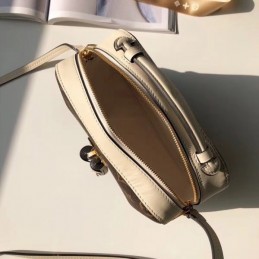 Replica Louis Vuitton Brown Monogram Beige Trim Saintonge