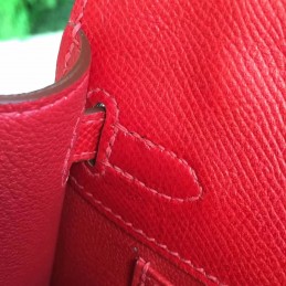 Replica Hermes Red Kelly Pochette Gold Hardware Bag