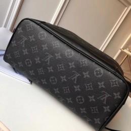 Replica Louis Vuitton Black Monogram Eclipse Steamer Backpack