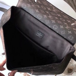 Replica Louis Vuitton Black Monogram Eclipse Steamer Backpack