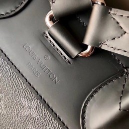 Replica Louis Vuitton Black Monogram Eclipse Steamer Backpack