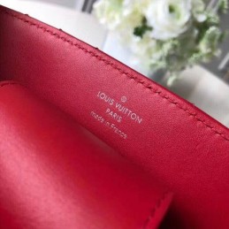 Replica Louis Vuitton Red Quilted Rainbow Trim New Wave Chain Tote