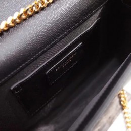 Replica Louis Vuitton Black Quilted Rainbow Trim New Wave Chain Bag PM