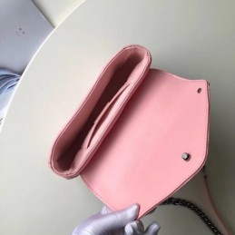 Replica Louis Vuitton Pale Pink Quilted Rainbow Trim New Wave Chain Bag PM