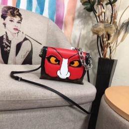 Replica Louis Vuitton Red Black Kabuki Pochette