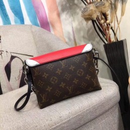 Replica Louis Vuitton Red Black Kabuki Pochette