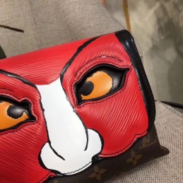 Replica Louis Vuitton Red Black Kabuki Pochette