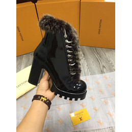 Replica Louis Vuitton Black Star Trail Ankle Boots