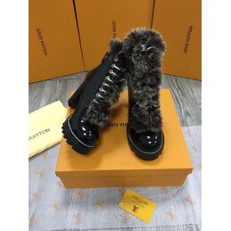 Replica Louis Vuitton Black Star Trail Ankle Boots
