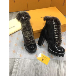 Replica Louis Vuitton Black Star Trail Ankle Boots