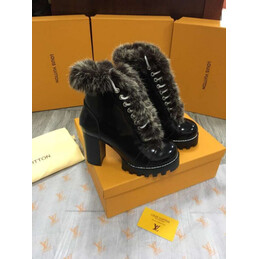 Replica Louis Vuitton Black Star Trail Ankle Boots