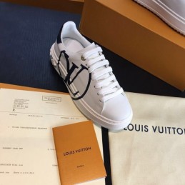 Replica Louis Vuitton White Multicolor Logo Sneakers