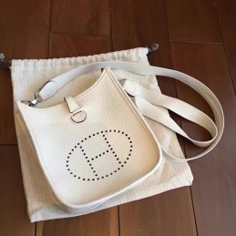 Replica Hermes Cream Evelyne 18 Bag