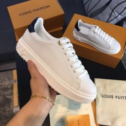 Replica Louis Vuitton White Low-Top Sneakers