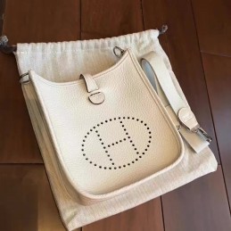 Replica Hermes Cream Evelyne 18 Bag