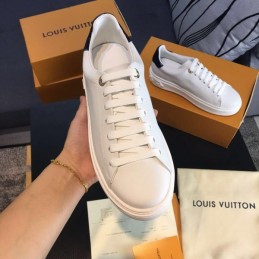 Replica Louis Vuitton White Low-Top Sneakers