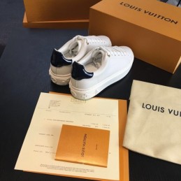 Replica Louis Vuitton White Low-Top Sneakers