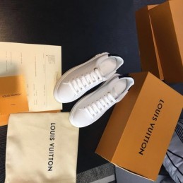Replica Louis Vuitton White Low-Top Sneakers