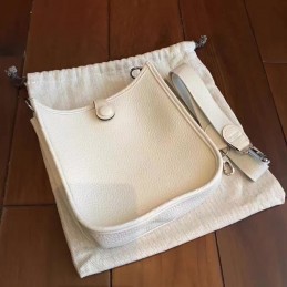 Replica Hermes Cream Evelyne 18 Bag